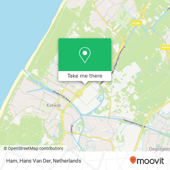 Ham, Hans Van Der map