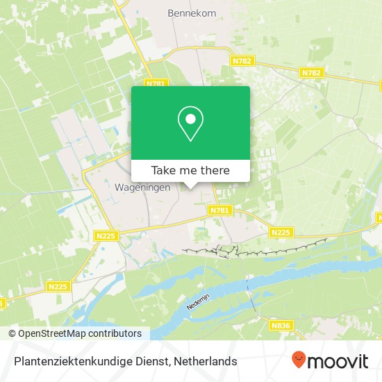 Plantenziektenkundige Dienst map