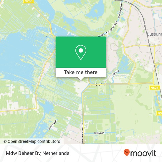 Mdw Beheer Bv map