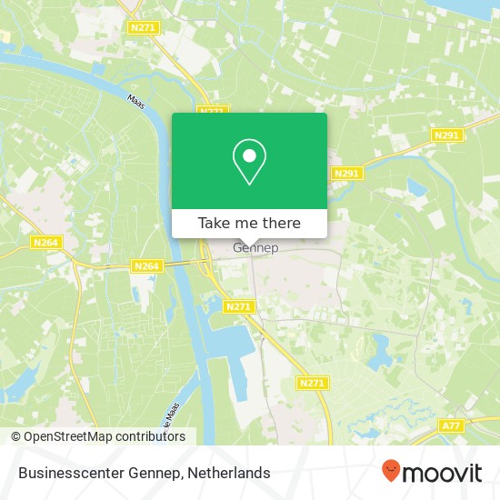 Businesscenter Gennep map