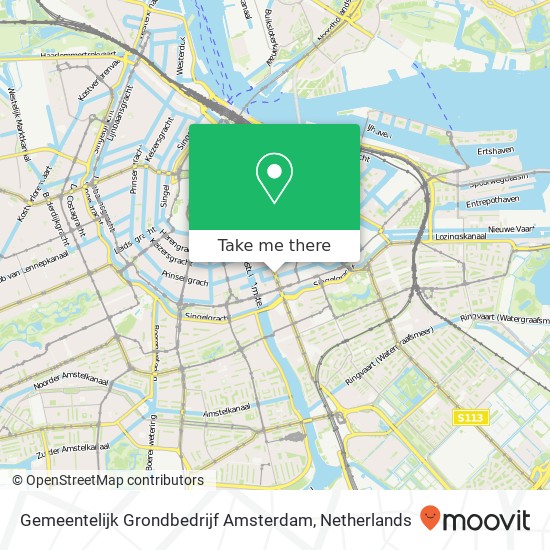 Gemeentelijk Grondbedrijf Amsterdam map