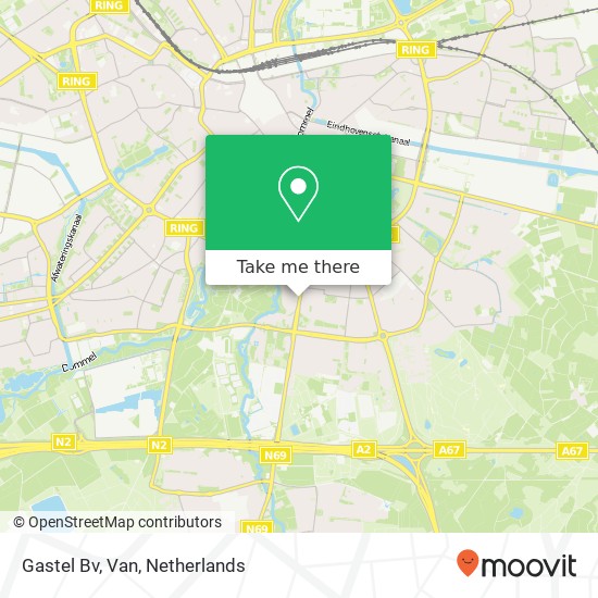 Gastel Bv, Van map