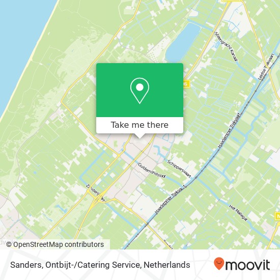 Sanders, Ontbijt- / Catering Service map