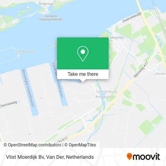 Vlist Moerdijk Bv, Van Der map