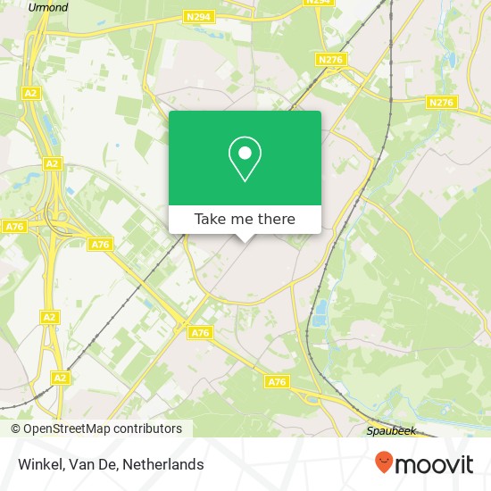 Winkel, Van De map
