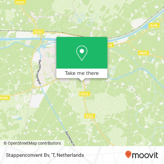 Stappenconvent Bv, 'T map