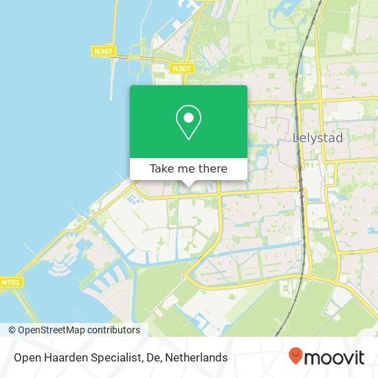 Open Haarden Specialist, De map