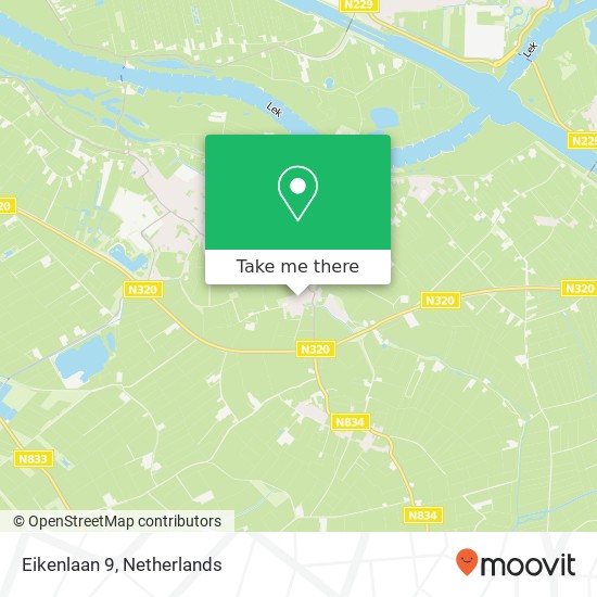 Eikenlaan 9, 4111 LA Zoelmond map