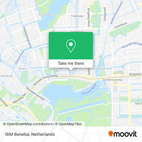 IBM Benelux map