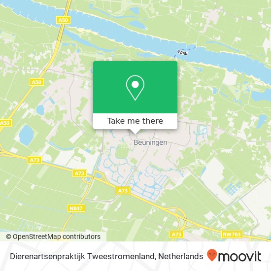 Dierenartsenpraktijk Tweestromenland, Klokkengieter 12A map
