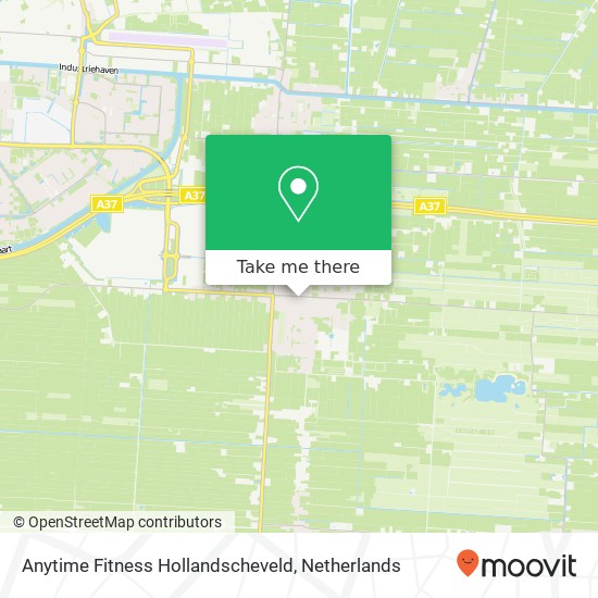 Anytime Fitness Hollandscheveld, Het Hoekje 40A Karte