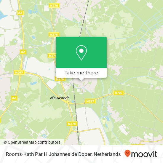 Rooms-Kath Par H Johannes de Doper, Millenerstraat 3A map