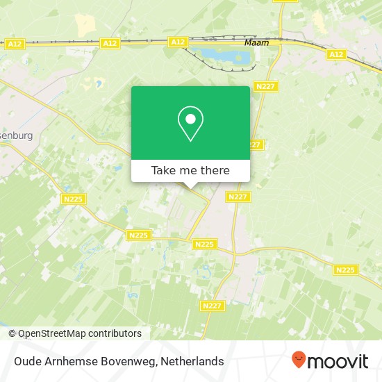 Oude Arnhemse Bovenweg, 3941 WL Doorn Karte