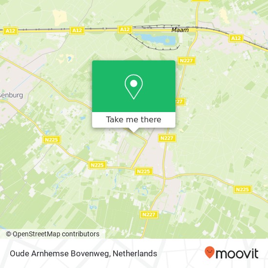 Oude Arnhemse Bovenweg, 3941 WL Doorn map