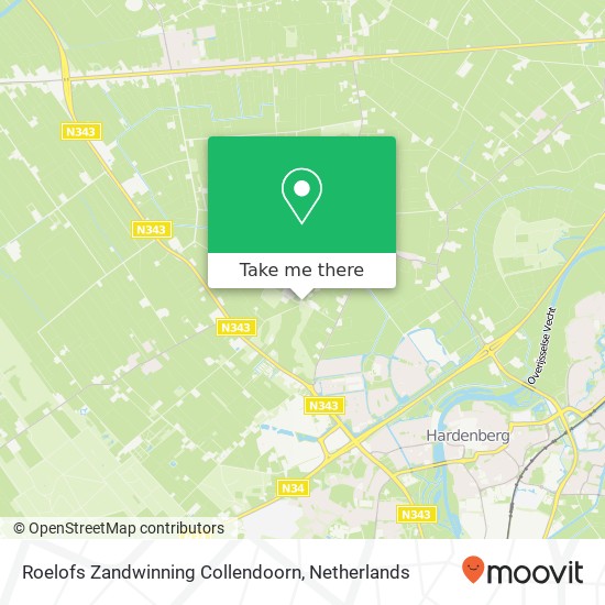 Roelofs Zandwinning Collendoorn, Luggersweg 2 Karte