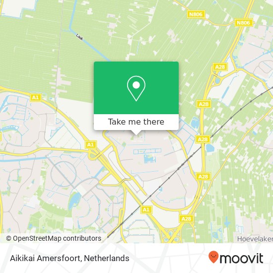 Aikikai Amersfoort, Wezeperberg 6 map