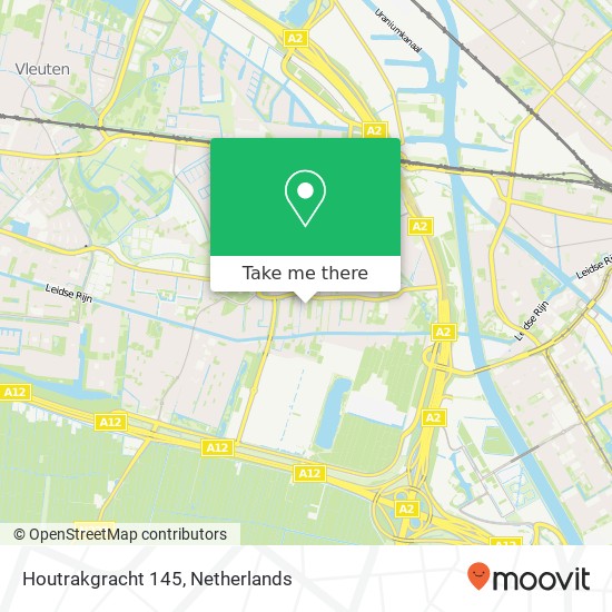 Houtrakgracht 145, 3544 SC Utrecht map