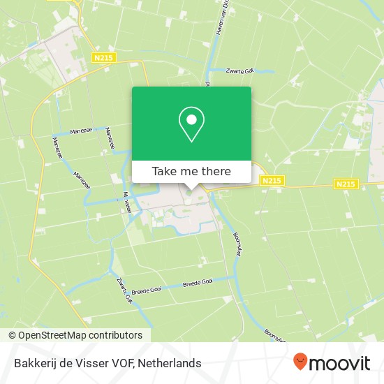 Bakkerij de Visser VOF, Voorstraat 5 map