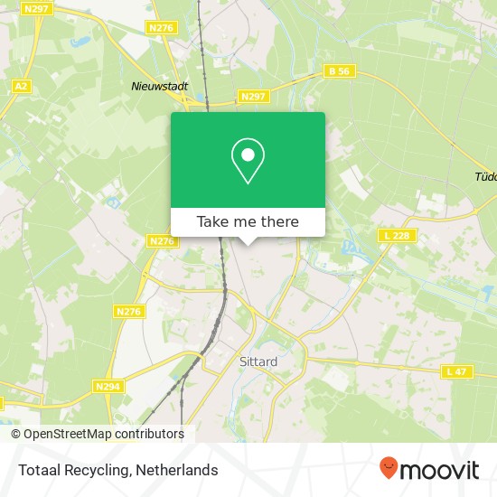 Totaal Recycling, St Servaasstraat Karte