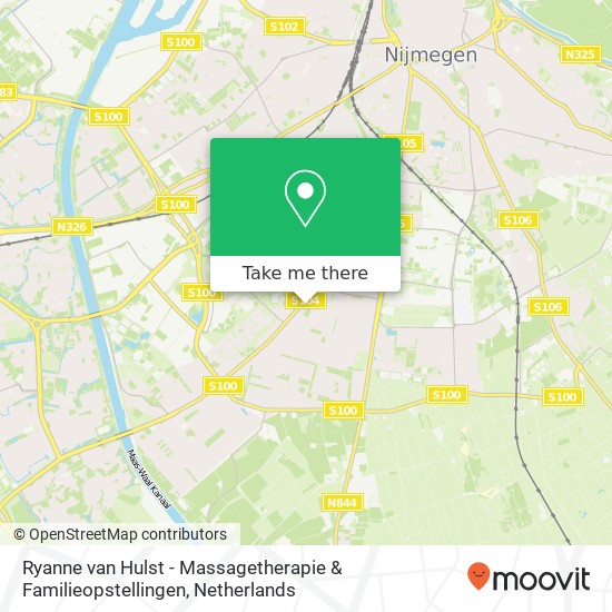 Ryanne van Hulst - Massagetherapie & Familieopstellingen, Heidevenstraat 221 map