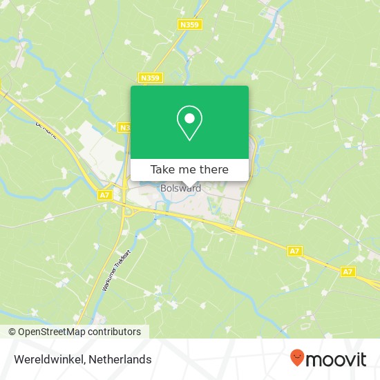 Wereldwinkel, Broereplein 7 map