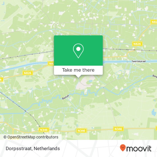 Dorpsstraat, Dorpsstraat, 7218 Almen, Nederland map