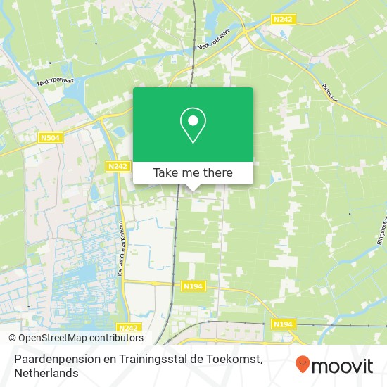 Paardenpension en Trainingsstal de Toekomst, Hasselaarsweg 14 Karte