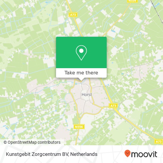 Kunstgebit Zorgcentrum BV, Venrayseweg 14 map