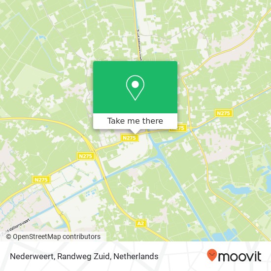 Nederweert, Randweg Zuid Karte