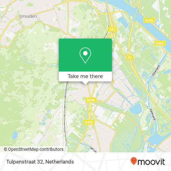 Tulpenstraat 32, 2071 PM Santpoort-Noord map