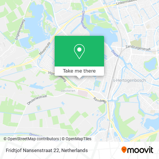 Fridtjof Nansenstraat 22 map