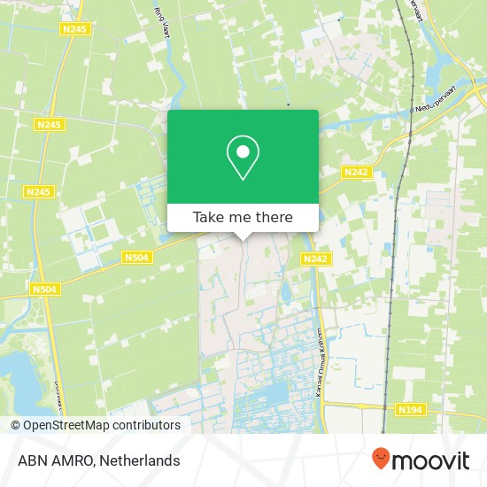 ABN AMRO, Dorpsstraat 625 map