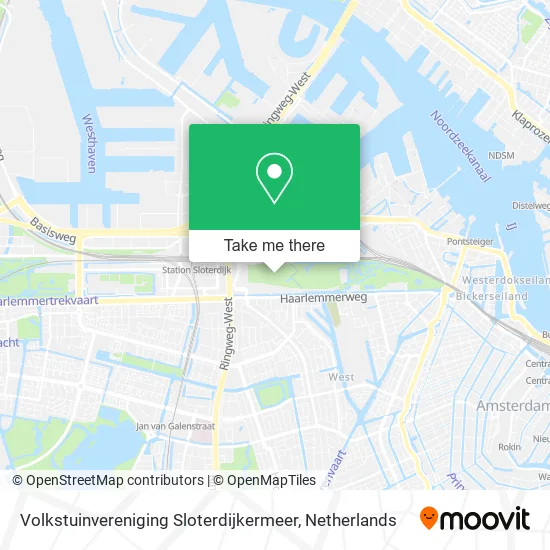 Volkstuinvereniging Sloterdijkermeer map