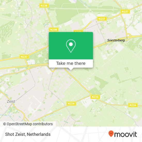 Shot Zeist, Verlengde Slotlaan 117 map