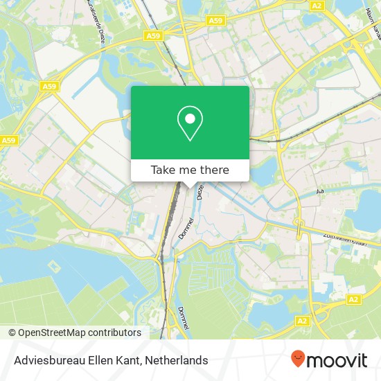 Adviesbureau Ellen Kant, Halvemaanstraat 13 Karte