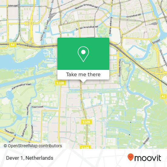 Dever 1, 1082 BJ Amsterdam map