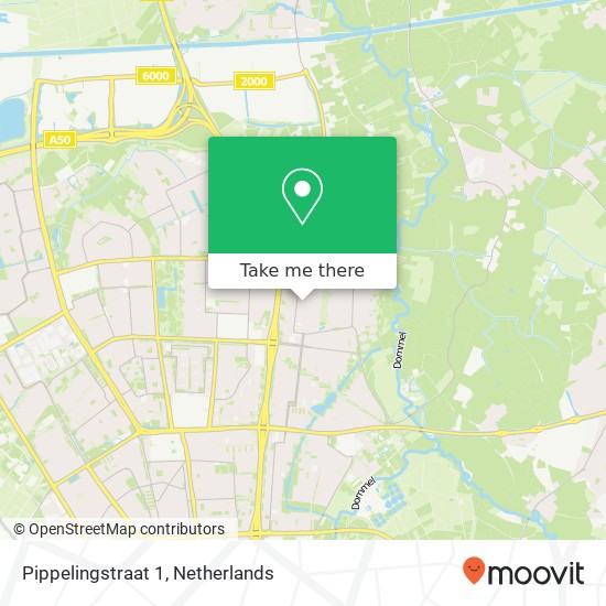 Pippelingstraat 1, 5632 NP Eindhoven Karte