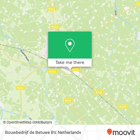 Bouwbedrijf de Betuwe BV map