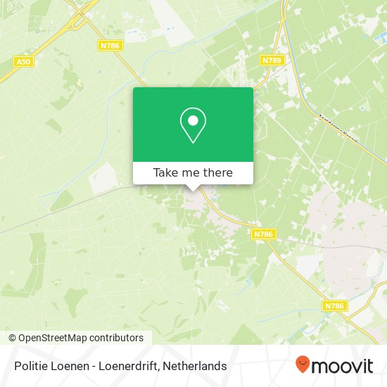Politie Loenen - Loenerdrift map