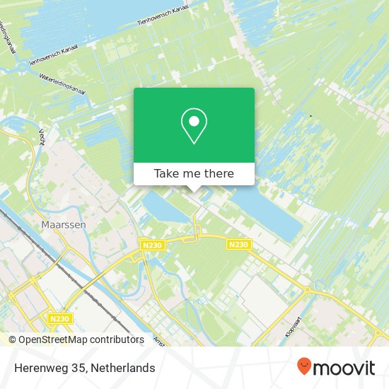 Herenweg 35, 3602 AN Maarssen Karte