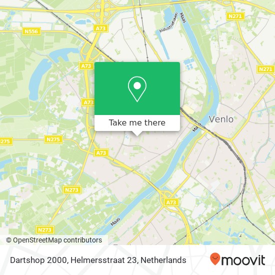 Dartshop 2000, Helmersstraat 23 map