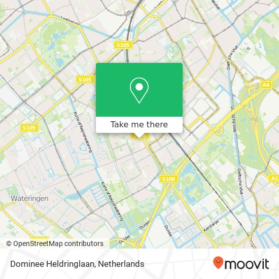 Dominee Heldringlaan, 2285 VN Rijswijk Karte