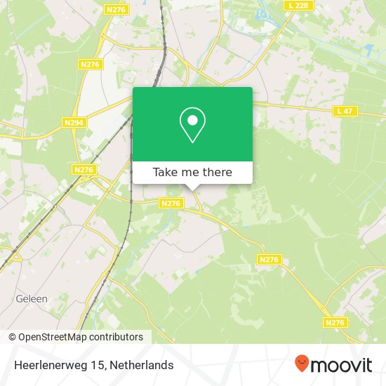 Heerlenerweg 15, 6132 CK Sittard map