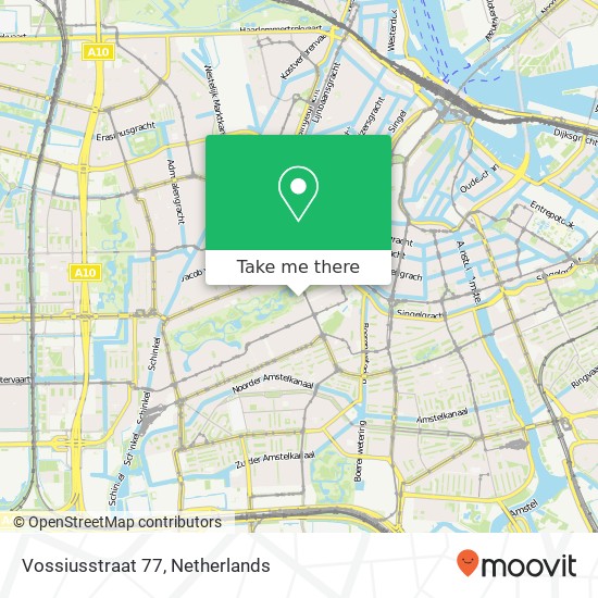 Vossiusstraat 77, 1071 AK Amsterdam Karte