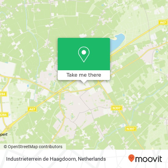 Industrieterrein de Haagdoorn map