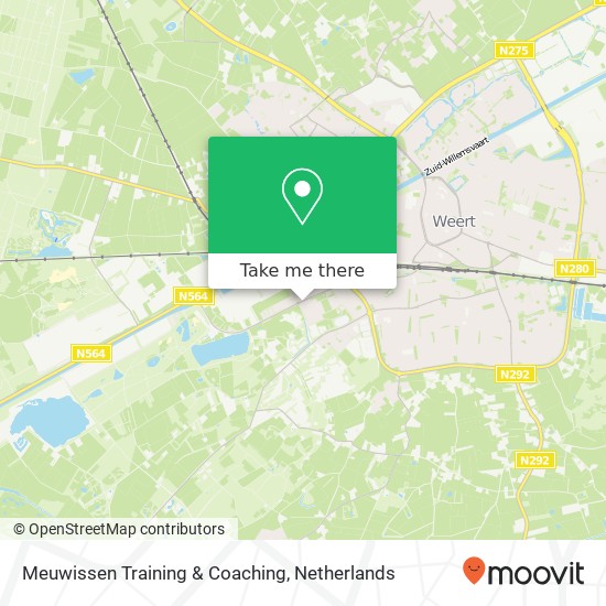 Meuwissen Training & Coaching, Kazernelaan 101 map