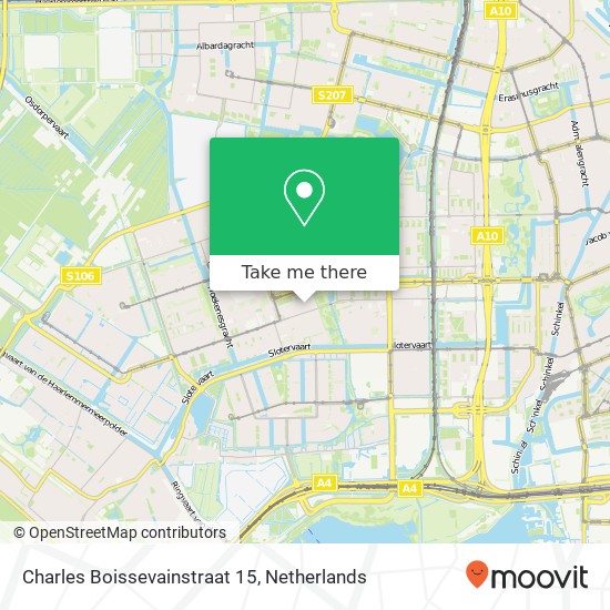 Charles Boissevainstraat 15, 1068 JW Amsterdam map