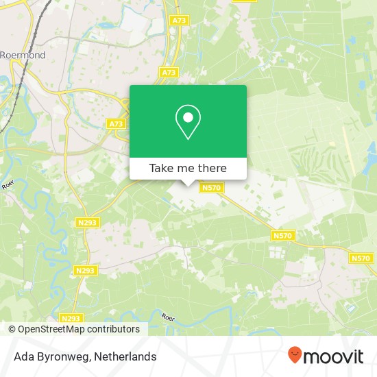 Ada Byronweg, Ada Byronweg, 6045 Roermond, Nederland Karte