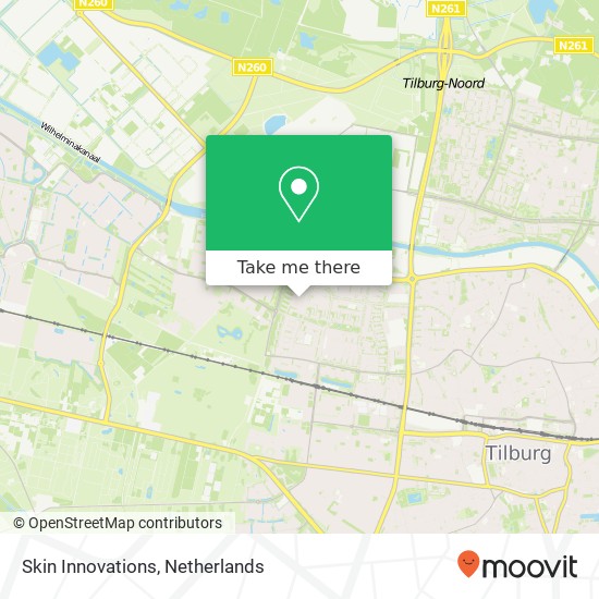 Skin Innovations, Nimrodstraat 33 map
