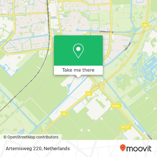 Artemisweg 220, Artemisweg 220, 8239 DE Lelystad, Nederland Karte